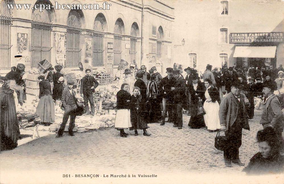 361 - BESANÇON - Le Marché à la Vaisselle